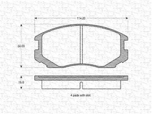 MAGNETI MARELLI 363702160743 stabdžių trinkelių rinkinys, diskinis stabdys 
 Techninės priežiūros dalys -> Papildomas remontas
MB 928816, MB 928817, MB928817