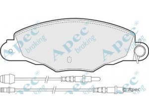 APEC braking PAD1033 stabdžių trinkelių rinkinys, diskinis stabdys 
 Techninės priežiūros dalys -> Papildomas remontas
425145, 425211