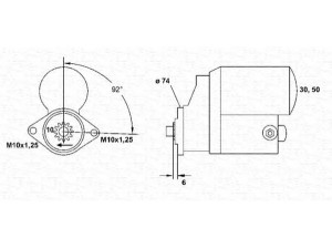 MAGNETI MARELLI 943253186010 starteris 
 Elektros įranga -> Starterio sistema -> Starteris
2810055010, 2810064010, 2810064100