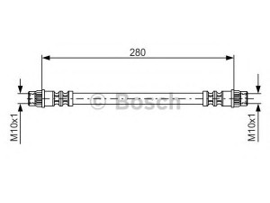 BOSCH 1 987 476 517 stabdžių žarnelė 
 Stabdžių sistema -> Stabdžių žarnelės
60 01 547 820, 60 01 551 097, 77 04 003 765