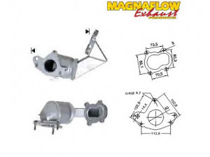 MAGNAFLOW 75820D katalizatoriaus keitiklis 
 Išmetimo sistema -> Katalizatoriaus keitiklis
2080000QAA, 4405410, 8200206266
