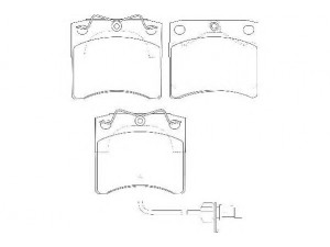 WAGNER WBP20651A stabdžių trinkelių rinkinys, diskinis stabdys 
 Techninės priežiūros dalys -> Papildomas remontas
7D0695151C, 7D0698151C, 7D0698151H