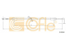 COFLE 10.9584 trosas, stovėjimo stabdys 
 Stabdžių sistema -> Valdymo svirtys/trosai
2154200485, A2154200485