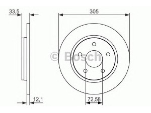 BOSCH 0 986 479 050 stabdžių diskas 
 Stabdžių sistema -> Diskinis stabdys -> Stabdžių diskas
04721 677AA, 04721 996AA, 4721 677AA