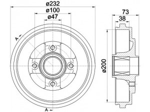 HELLA PAGID 8DT 355 300-691 stabdžių būgnas 
 Stabdžių sistema -> Būgninis stabdys -> Stabdžių būgnas
4707272, 9214294, 4707272, 9214294