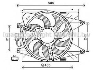 AVA QUALITY COOLING FT7604 ventiliatorius, radiatoriaus 
 Aušinimo sistema -> Oro aušinimas
51892710, 51928299, 51945066