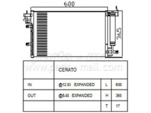 PARTS-MALL PXNCB-048 kondensatorius, oro kondicionierius 
 Oro kondicionavimas -> Kondensatorius
976062F000, 976062F001