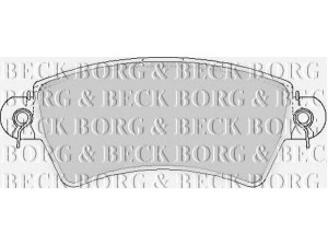 BORG & BECK BBP1621 stabdžių trinkelių rinkinys, diskinis stabdys 
 Techninės priežiūros dalys -> Papildomas remontas
172103, 425152, 425153, 425203