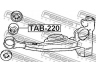 FEBEST TAB-220 stebulės laikiklio įvorė 
 Ašies montavimas/vairavimo mechanizmas/ratai -> Ašies atrama/ašies korpusas/ašies montavimas -> Pasukamojo veleno sujungimas
48725-42080
