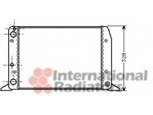 VAN WEZEL 03002028 radiatorius, variklio aušinimas 
 Aušinimo sistema -> Radiatorius/alyvos aušintuvas -> Radiatorius/dalys
811121253F, 893121253