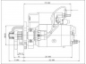 PRESTOLITE ELECTRIC M100R2016SE starteris
113654, 3648190M91, 3667040J9A