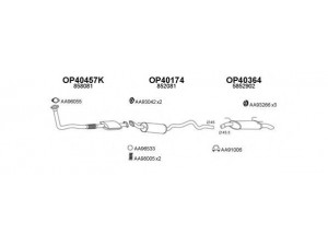 VENEPORTE 770073 išmetimo sistema 
 Išmetimo sistema -> Išmetimo sistema, visa
