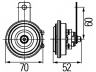 HELLA 3AL 922 196-011 garsinis signalas