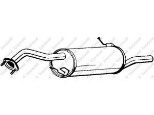 BOSAL 171-327 galinis duslintuvas 
 Išmetimo sistema -> Duslintuvas
ZL06-40-100A, ZL06-40-100C