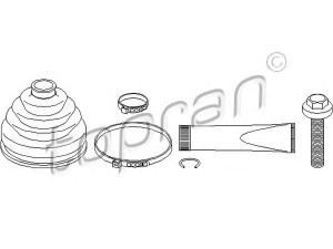 TOPRAN 107 079 gofruotoji membrana, kardaninis velenas 
 Ratų pavara -> Gofruotoji membrana
441 498 203A, 441 498 203A, 441 498 203A