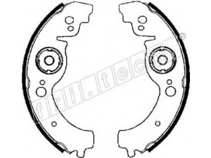 fri.tech. 1122.002 stabdžių trinkelių komplektas 
 Techninės priežiūros dalys -> Papildomas remontas
21013502080, 21013502081, 21033502080