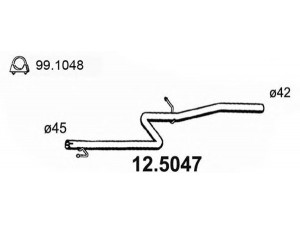 ASSO 12.5047 išleidimo kolektorius 
 Išmetimo sistema -> Išmetimo vamzdžiai
NA