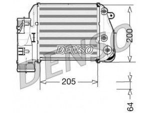 DENSO DIT02025 tarpinis suslėgto oro aušintuvas, kompresorius 
 Variklis -> Oro tiekimas -> Įkrovos agregatas (turbo/superįkrova) -> Tarpinis suslėgto oro aušintuvas
4F0145806E