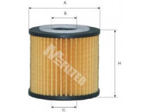 MFILTER TE 600 alyvos filtras 
 Techninės priežiūros dalys -> Techninės priežiūros intervalai
03D 115 466 A, 03D 198 819