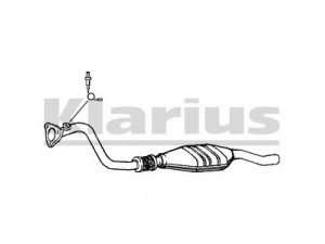 KLARIUS 321414 katalizatoriaus keitiklis 
 Išmetimo sistema -> Katalizatoriaus keitiklis
8E0253096GV, 8E0253096GX, 8E0253096GV