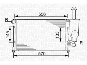 MAGNETI MARELLI 350213381000 radiatorius, variklio aušinimas 
 Aušinimo sistema -> Radiatorius/alyvos aušintuvas -> Radiatorius/dalys
46798741, 51729379, 51773191