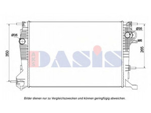AKS DASIS 180103N radiatorius, variklio aušinimas 
 Aušinimo sistema -> Radiatorius/alyvos aušintuvas -> Radiatorius/dalys
214100057R, 214100057R