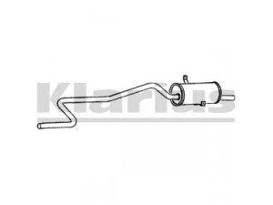 KLARIUS DN162V galinis duslintuvas 
 Išmetimo sistema -> Duslintuvas
2010015B00, 2010015B01, 2010015B01KE