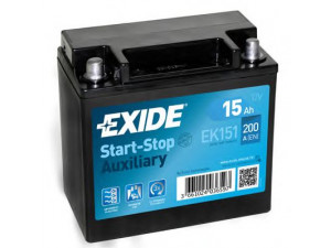 EXIDE EK151 starterio akumuliatorius; starterio akumuliatorius 
 Elektros įranga -> Akumuliatorius
CX23-10C655-AC, CX23-10C655-AC