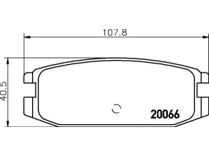 MINTEX MDB1352 stabdžių trinkelių rinkinys, diskinis stabdys 
 Techninės priežiūros dalys -> Papildomas remontas
MB407390, MB572198