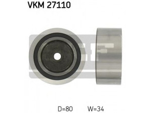 SKF VKM 27110 kreipiantysis skriemulys, paskirstymo diržas 
 Diržinė pavara -> Paskirstymo diržas/komplektas -> Laisvasis/kreipiamasis skriemulys
AHU 2503, CDU 2005