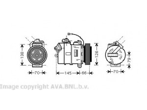 AVA QUALITY COOLING VWK261 kompresorius, oro kondicionierius 
 Oro kondicionavimas -> Kompresorius/dalys
8D0260805K