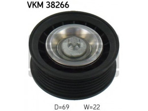 SKF VKM 38266 kreipiantysis skriemulys, V formos rumbuotas diržas 
 Diržinė pavara -> V formos rumbuotas diržas/komplektas -> Laisvasis/kreipiamasis skriemulys
276 202 01 19