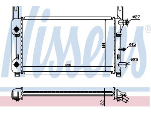 NISSENS 62122A radiatorius, variklio aušinimas 
 Aušinimo sistema -> Radiatorius/alyvos aušintuvas -> Radiatorius/dalys
1656607, 1656608, 89FB8005BC, 91FB8005BA
