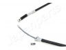 JAPANPARTS BC-229 trosas, stovėjimo stabdys 
 Stabdžių sistema -> Valdymo svirtys/trosai
4643020580