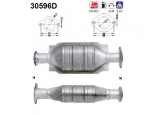AS 30596D katalizatoriaus keitiklis 
 Išmetimo sistema -> Katalizatoriaus keitiklis
7700815492