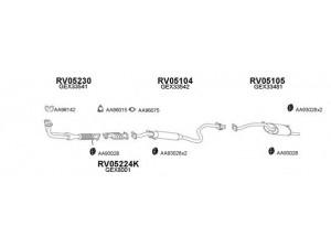 VENEPORTE 050034 išmetimo sistema 
 Išmetimo sistema -> Išmetimo sistema, visa