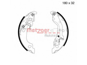 METZGER MG 737 stabdžių trinkelių komplektas 
 Techninės priežiūros dalys -> Papildomas remontas
9948372