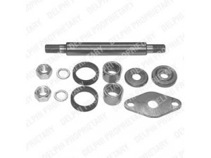 DELPHI TD165W pakabos komplektas 
 Ašies montavimas/vairavimo mechanizmas/ratai -> Valdymo svirtis/pasukamosios svirties sujungimas -> Vairo trauklės (valdymo svirtis, išilginis balansyras, diago
