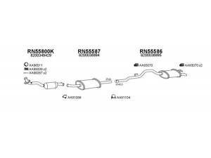 VENEPORTE 550641 išmetimo sistema 
 Išmetimo sistema -> Išmetimo sistema, visa