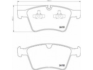 BREMBO P 50 115 stabdžių trinkelių rinkinys, diskinis stabdys 
 Techninės priežiūros dalys -> Papildomas remontas
1644201320, 1644201320 , 1644202520