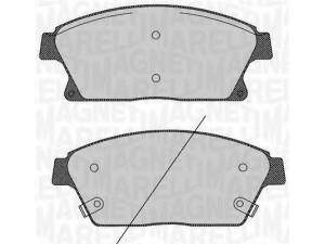 MAGNETI MARELLI 363916060424 stabdžių trinkelių rinkinys, diskinis stabdys 
 Techninės priežiūros dalys -> Papildomas remontas
13301234, 13412810, 1605178, 542115