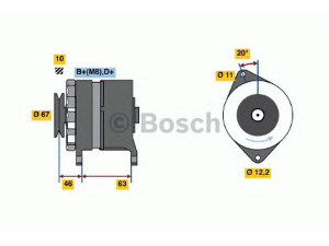 BOSCH 0 120 469 710 kintamosios srovės generatorius
4801210, 4801210, 4801210