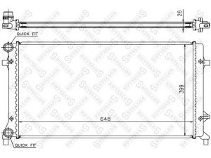 STELLOX 10-25204-SX radiatorius, variklio aušinimas 
 Aušinimo sistema -> Radiatorius/alyvos aušintuvas -> Radiatorius/dalys
1K0 121 251 P, 1K0.121.251 Q, 1K0.121.253 AC