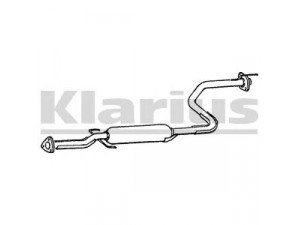 KLARIUS 261013 vidurinis duslintuvas 
 Išmetimo sistema -> Duslintuvas
18220SR1X91
