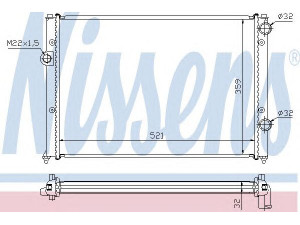 NISSENS 652511 radiatorius, variklio aušinimas 
 Aušinimo sistema -> Radiatorius/alyvos aušintuvas -> Radiatorius/dalys
3A0.121.253, 3A0.121.253 B