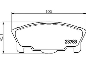 HELLA 8DB 355 017-311 stabdžių trinkelių rinkinys, diskinis stabdys 
 Techninės priežiūros dalys -> Papildomas remontas
0449187226, 0449187226000, 449187226000