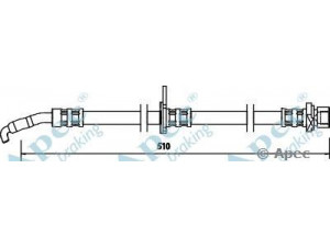 APEC braking HOS3502 stabdžių žarnelė 
 Stabdžių sistema -> Stabdžių žarnelės
9008094A61