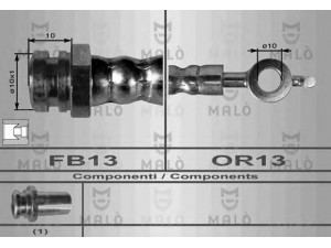 MAL? 8697 stabdžių žarnelė 
 Stabdžių sistema -> Stabdžių žarnelės
94113583, 94113583, 4293901, 94113583