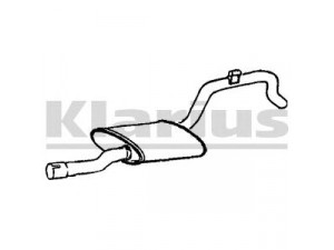 KLARIUS 240146 vidurinis duslintuvas 
 Išmetimo sistema -> Duslintuvas
CBC2084, CBC5388, CBC2084, CBC5388