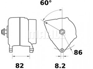 MAHLE ORIGINAL MG 562 kintamosios srovės generatorius 
 Elektros įranga -> Kint. sr. generatorius/dalys -> Kintamosios srovės generatorius
3777 677 M1, 3777 677 R1, 6299 0LJ